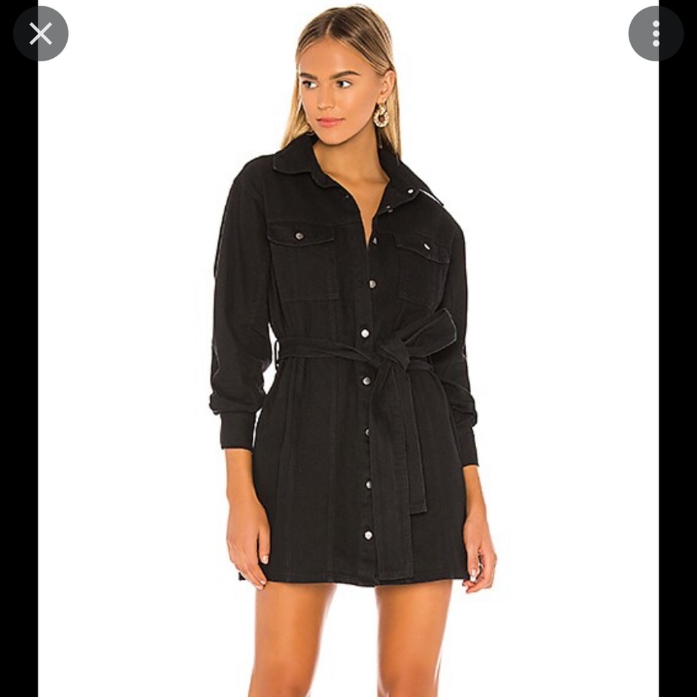 Lovers & Friends black button dress
